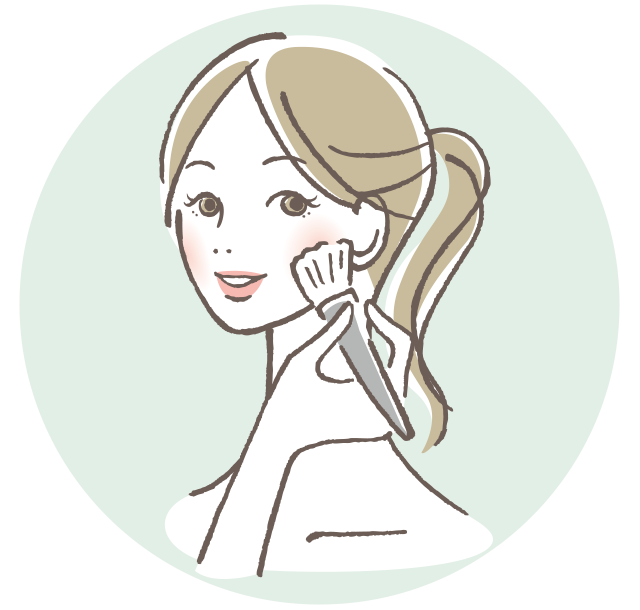 コスメゆいでは、お化粧のしかたのレッスンを行なっています